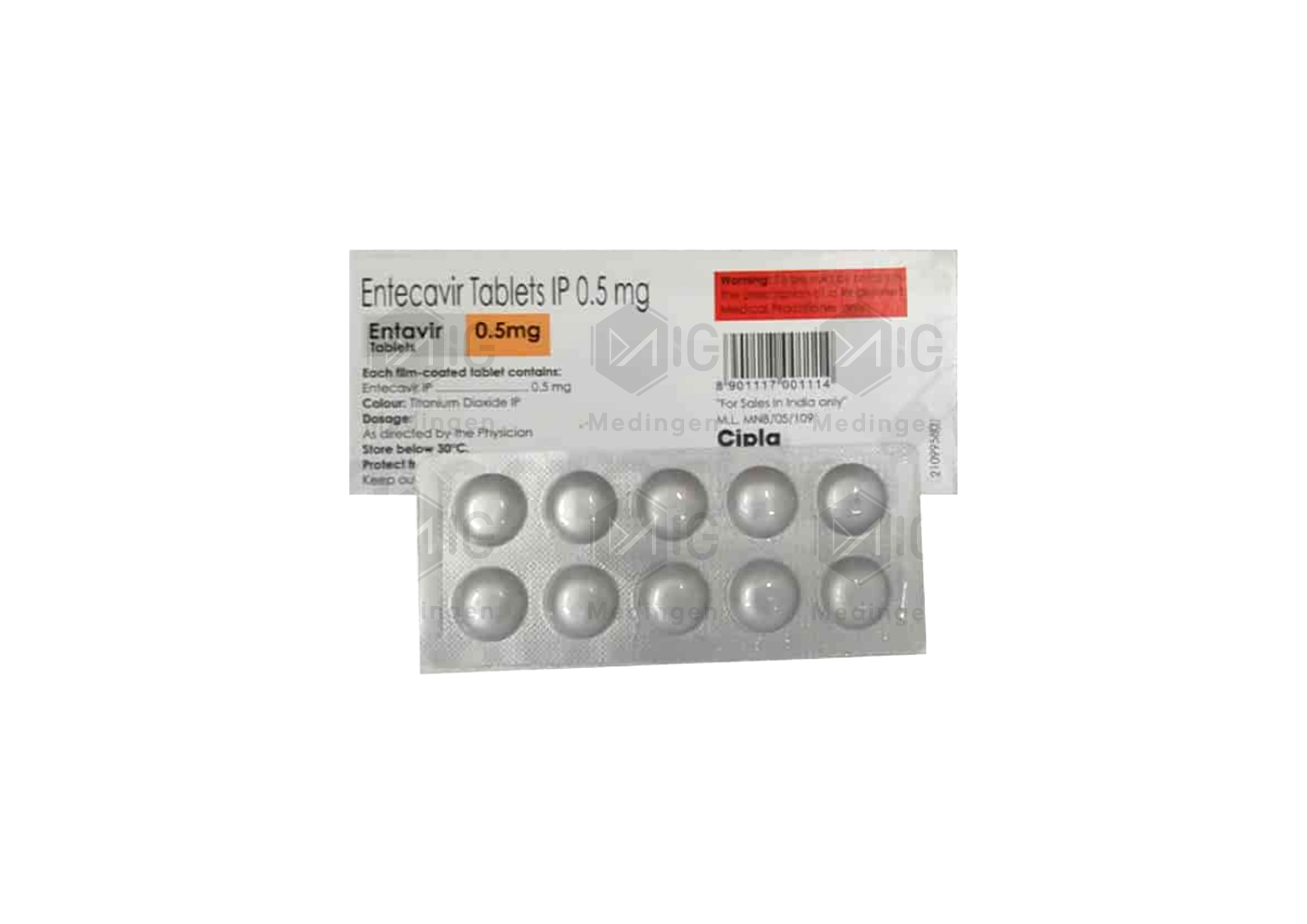 ENTAVIR 0.5MG